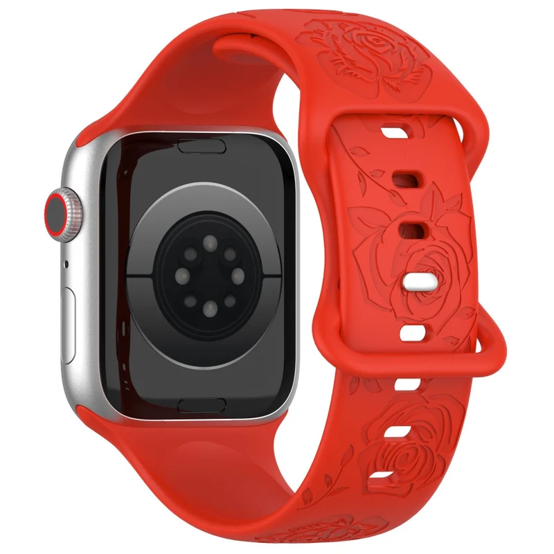 Apple Watch Series 41mm / 40mm / 38mm Silicone Watch Band Replacement Strap - Light Pink