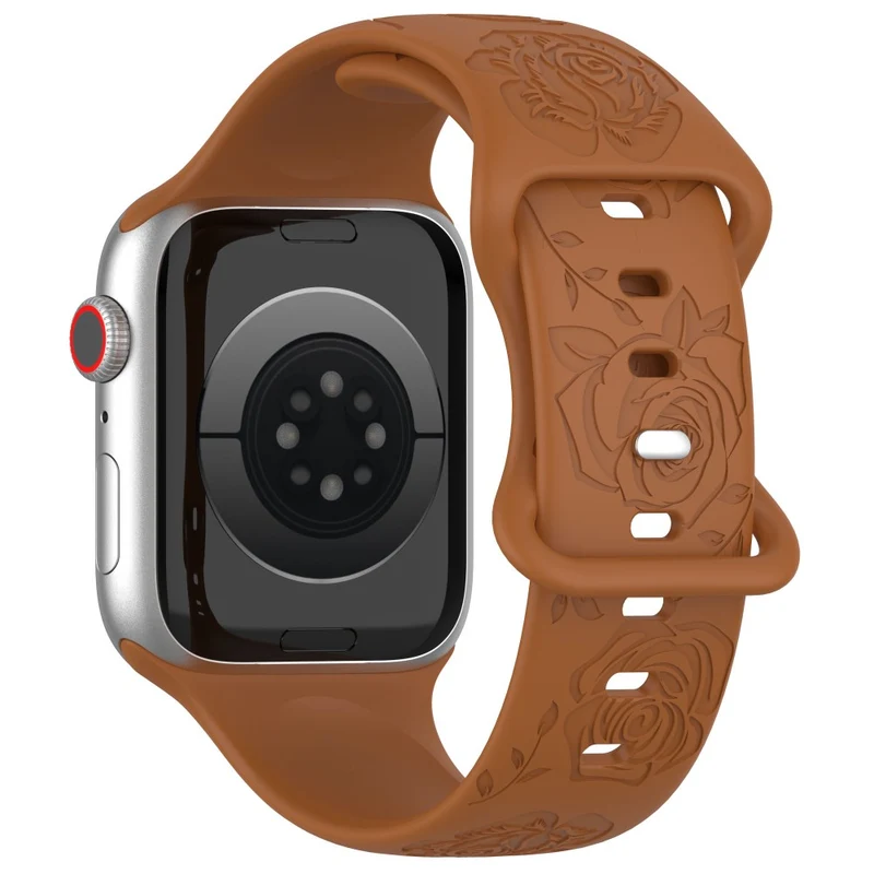 Apple Watch Series 41mm / 40mm / 38mm Silicone Watch Band Replacement Strap - Light Pink