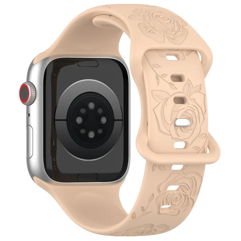 Apple Watch Series 41mm / 40mm / 38mm Silicone Watch Band Replacement Strap - Light Pink
