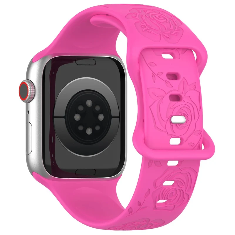 Apple Watch Series 41mm / 40mm / 38mm Silicone Watch Band Replacement Strap - Light Pink
