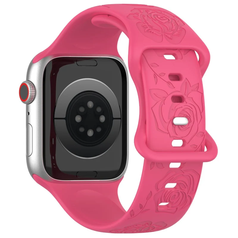 Apple Watch Series 41mm / 40mm / 38mm Silicone Watch Band Replacement Strap - Light Pink
