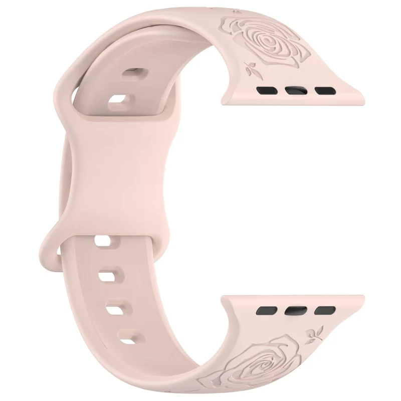 Apple Watch Series 41mm / 40mm / 38mm Silicone Watch Band Replacement Strap - Light Pink
