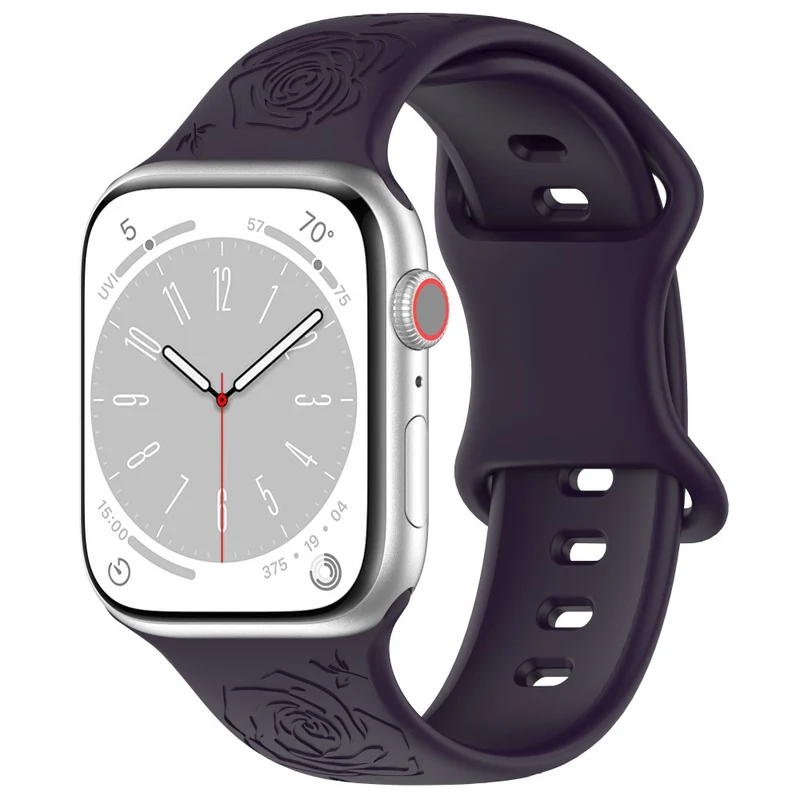 Apple Watch Series 41mm / 40mm / 38mm Silicone Watch Band Replacement Strap - Light Pink