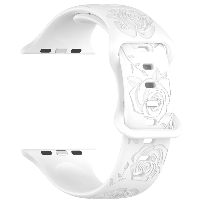 Apple Watch Series 41mm / 40mm / 38mm Silicone Watch Band Replacement Strap - Light Pink
