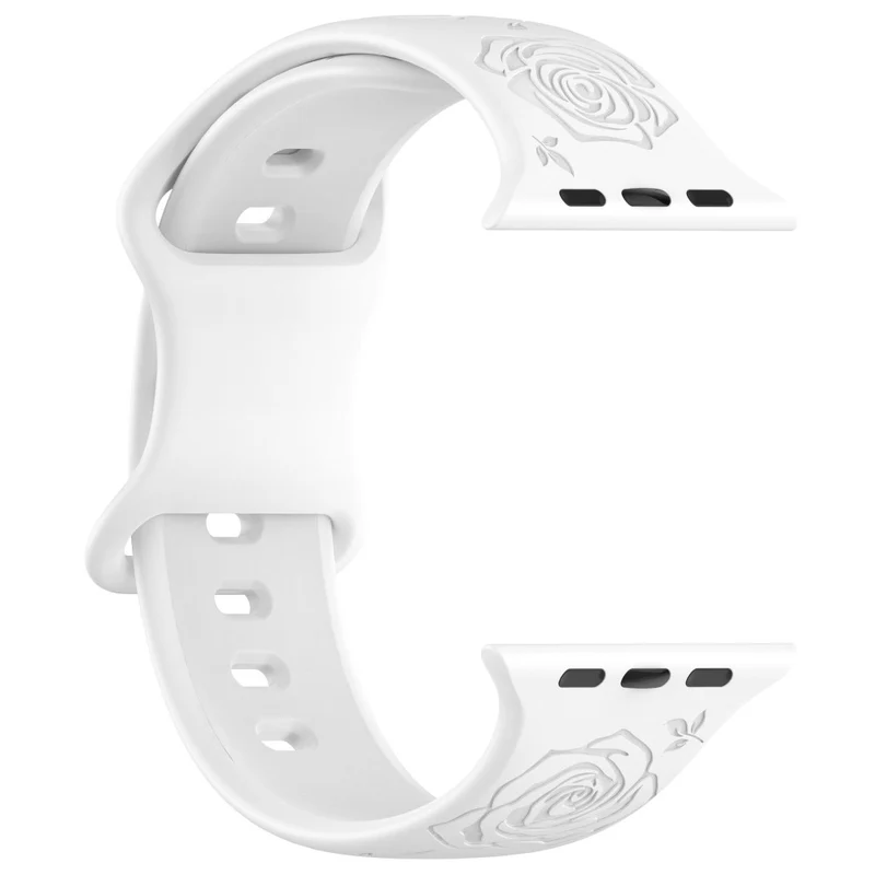 Apple Watch Series 41mm / 40mm / 38mm Silicone Watch Band Replacement Strap - Light Pink