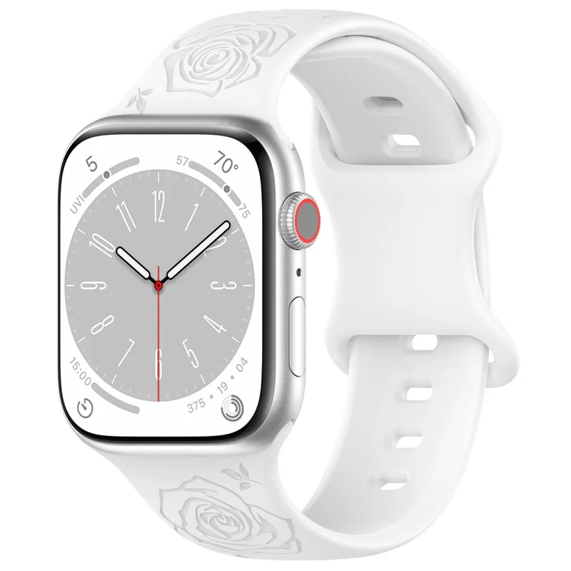 Apple Watch Series 41mm / 40mm / 38mm Silicone Watch Band Replacement Strap - Light Pink