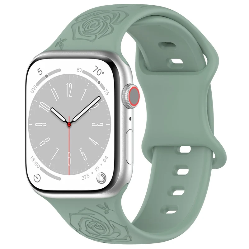 Apple Watch Series 41mm / 40mm / 38mm Silicone Watch Band Replacement Strap - Light Pink