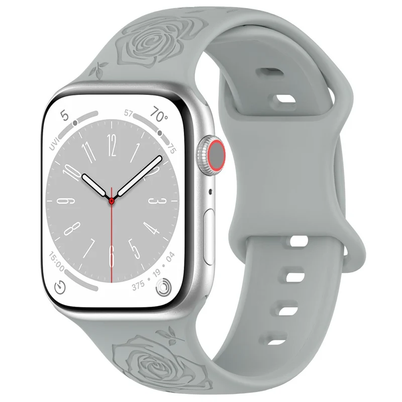 Apple Watch Series 41mm / 40mm / 38mm Silicone Watch Band Replacement Strap - Light Pink