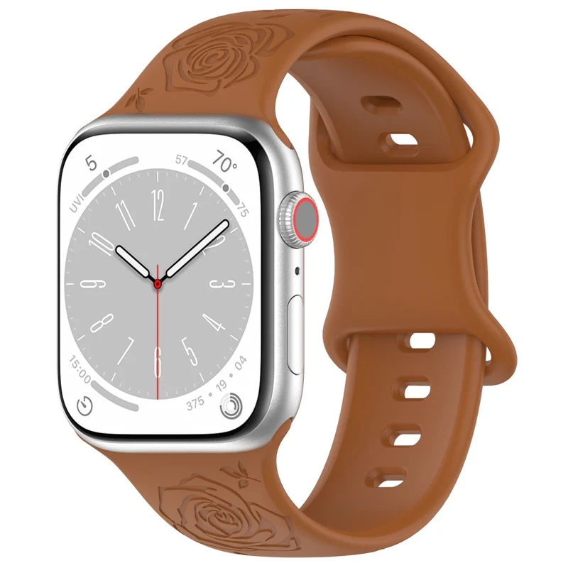 Apple Watch Series 41mm / 40mm / 38mm Silicone Watch Band Replacement Strap - Light Pink