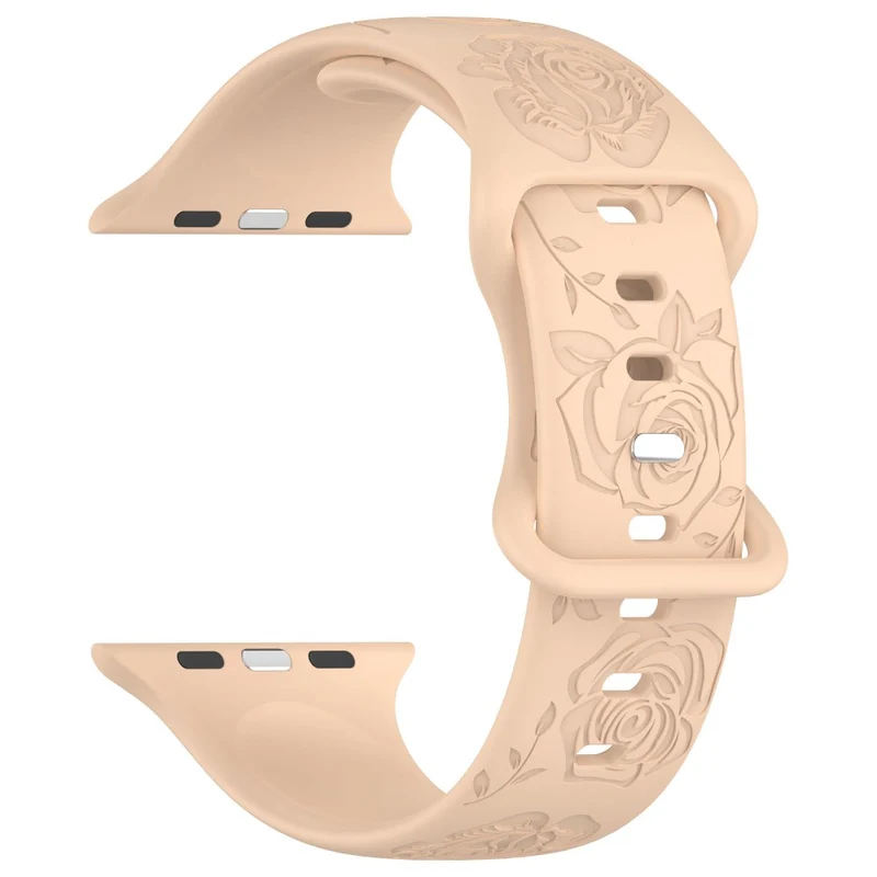 Apple Watch Series 41mm / 40mm / 38mm Silicone Watch Band Replacement Strap - Light Pink