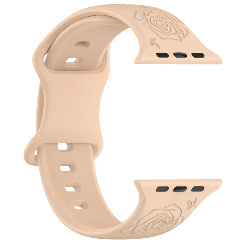 Apple Watch Series 41mm / 40mm / 38mm Silicone Watch Band Replacement Strap - Light Pink