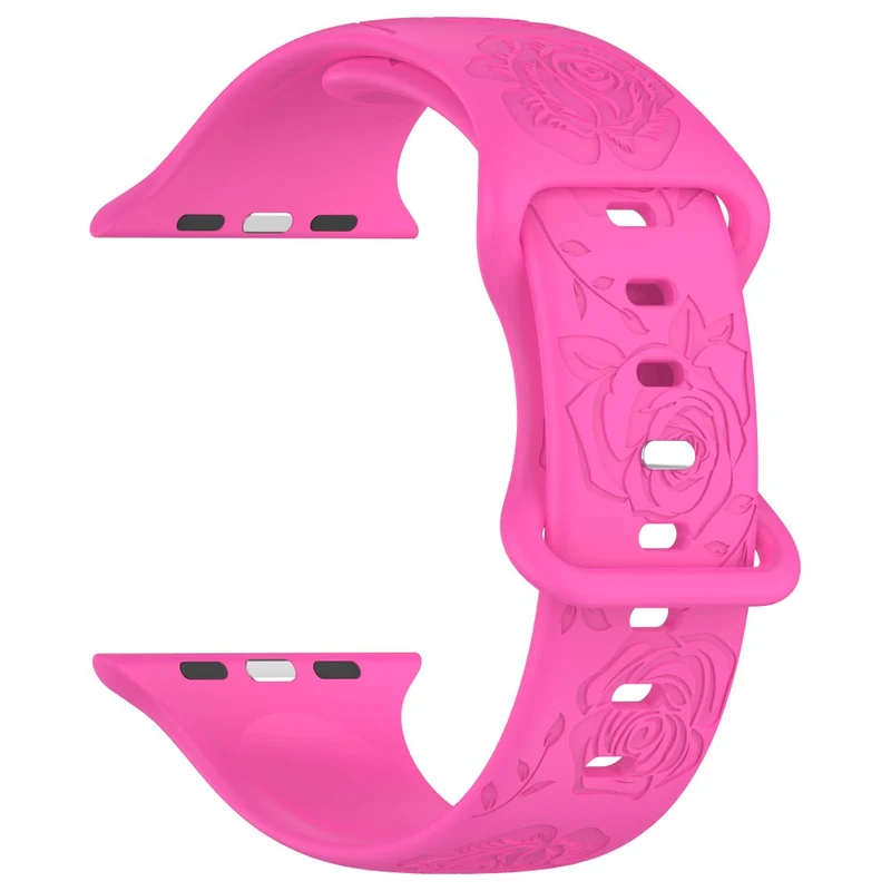 Apple Watch Series 41mm / 40mm / 38mm Silicone Watch Band Replacement Strap - Light Pink