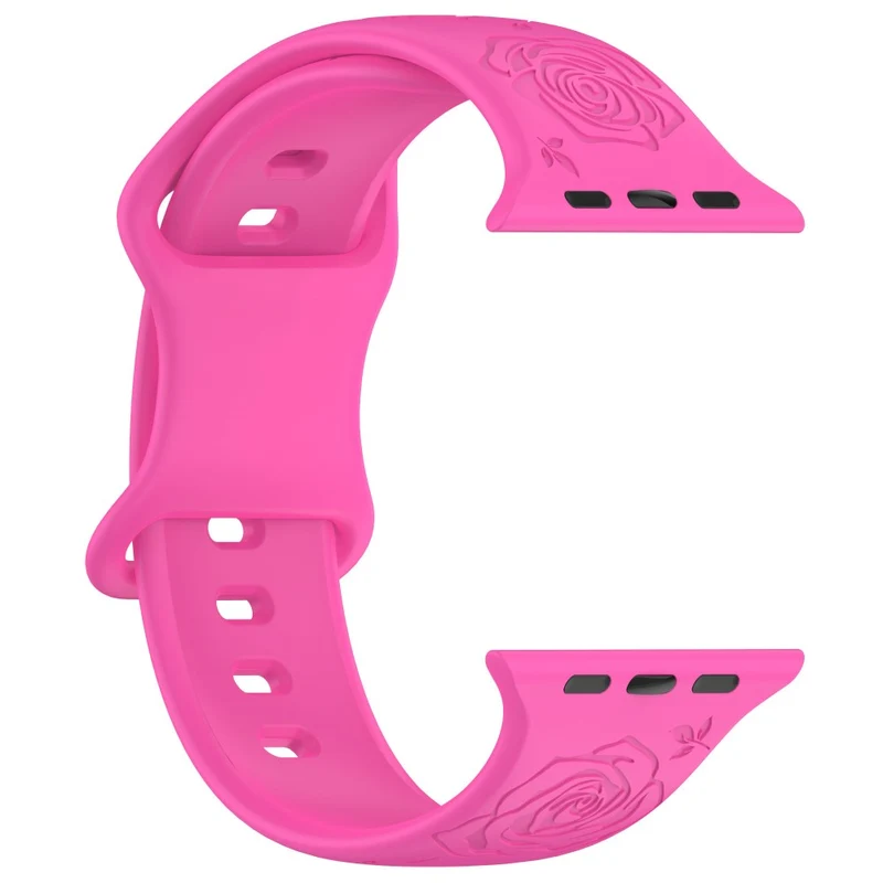 Apple Watch Series 41mm / 40mm / 38mm Silicone Watch Band Replacement Strap - Light Pink