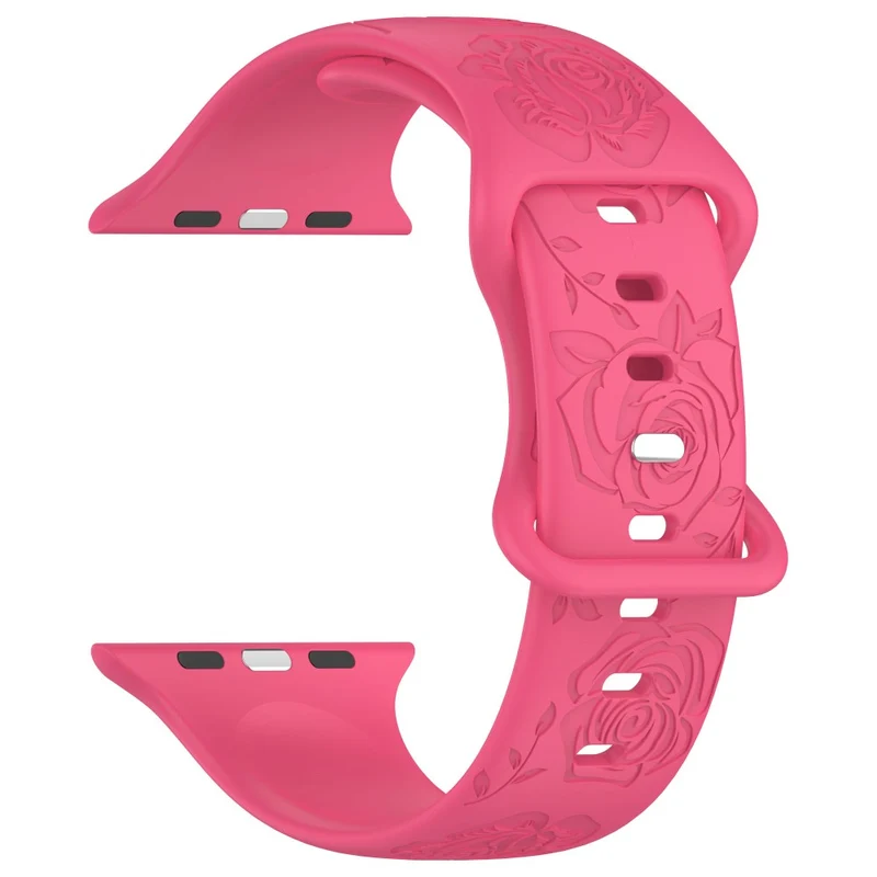 Apple Watch Series 41mm / 40mm / 38mm Silicone Watch Band Replacement Strap - Light Pink