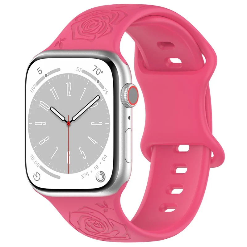 Apple Watch Series 41mm / 40mm / 38mm Silicone Watch Band Replacement Strap - Light Pink