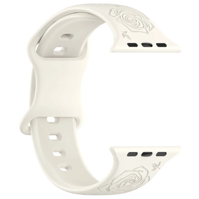 Apple Watch Series 41mm / 40mm / 38mm Silicone Watch Band Replacement Strap - Light Pink