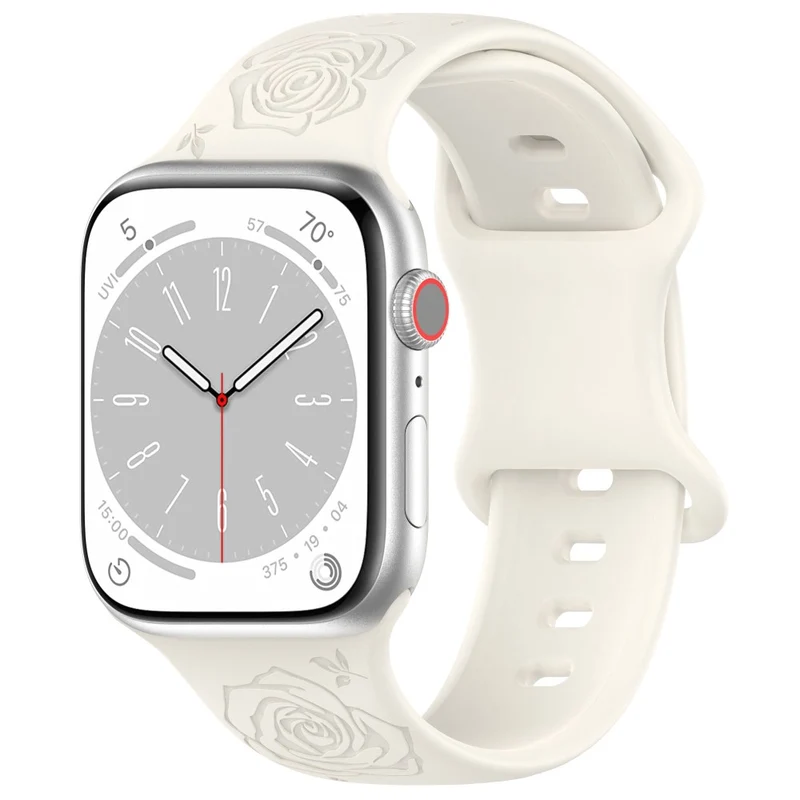 Apple Watch Series 41mm / 40mm / 38mm Silicone Watch Band Replacement Strap - Light Pink