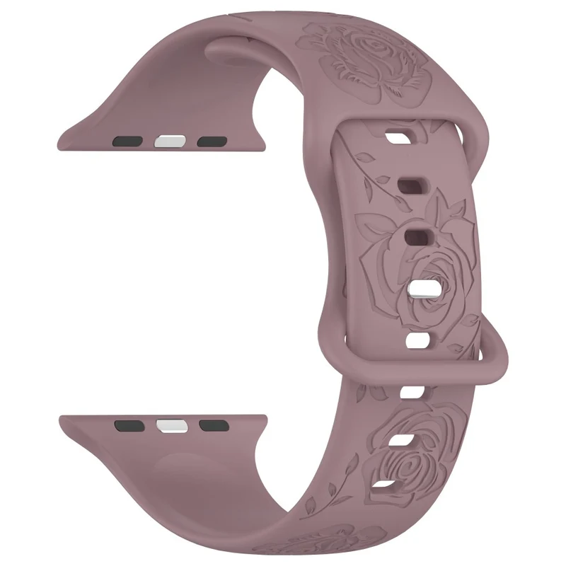 Apple Watch Series 41mm / 40mm / 38mm Silicone Watch Band Replacement Strap - Light Pink