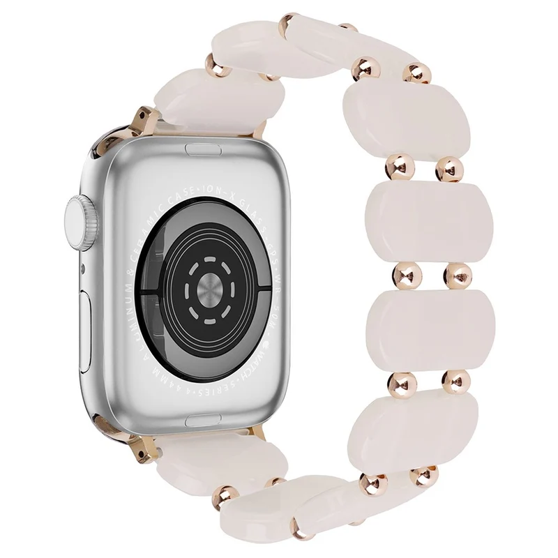 Apple Watch 49mm / 45mm / 44mm / 42mm Elastic Resin Watch Band - Transparent Pink