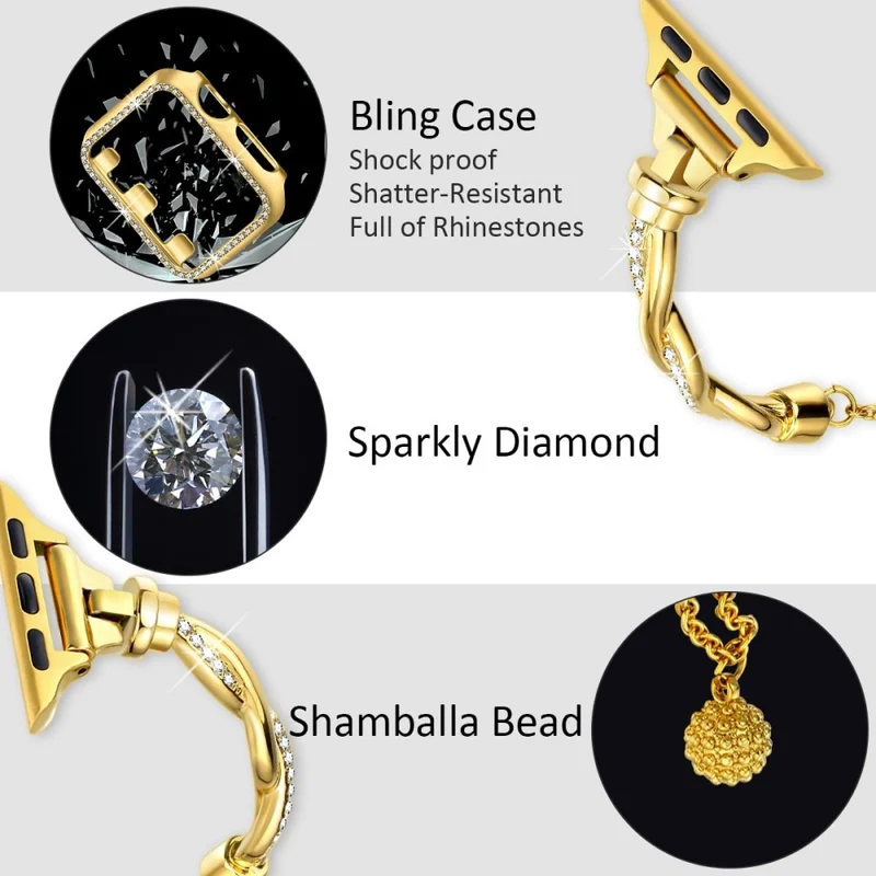 Apple Watch Series 41mm / 40mm / 38mm Watch Band Metal Wrist Strap