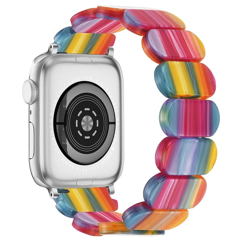 Watch Band Apple Watch Ultra 2 Ultra 49mm / 45mm / 44mm / 42mm Elastic Resin Strap
