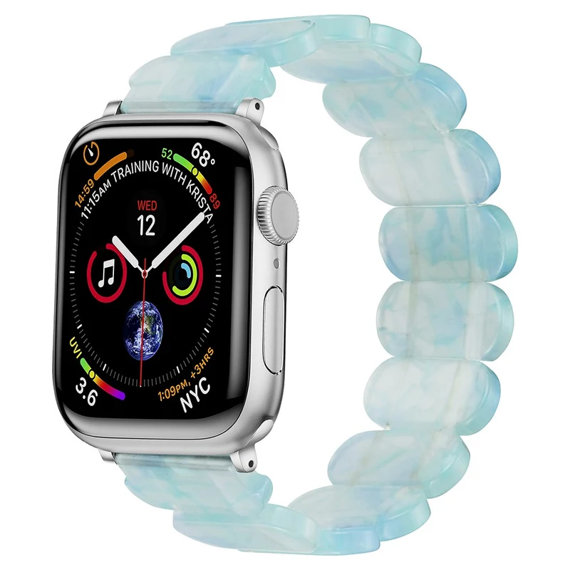 Watch Band Apple Watch Ultra 2 Ultra 49mm / 45mm / 44mm / 42mm Elastic Resin Strap