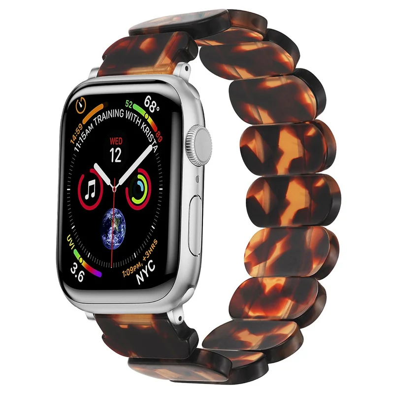Watch Band Apple Watch Ultra 2 Ultra 49mm / 45mm / 44mm / 42mm Elastic Resin Strap