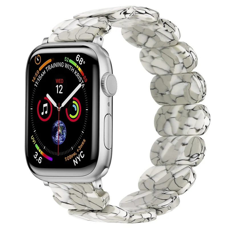 Watch Band Apple Watch Ultra 2 Ultra 49mm / 45mm / 44mm / 42mm Elastic Resin Strap