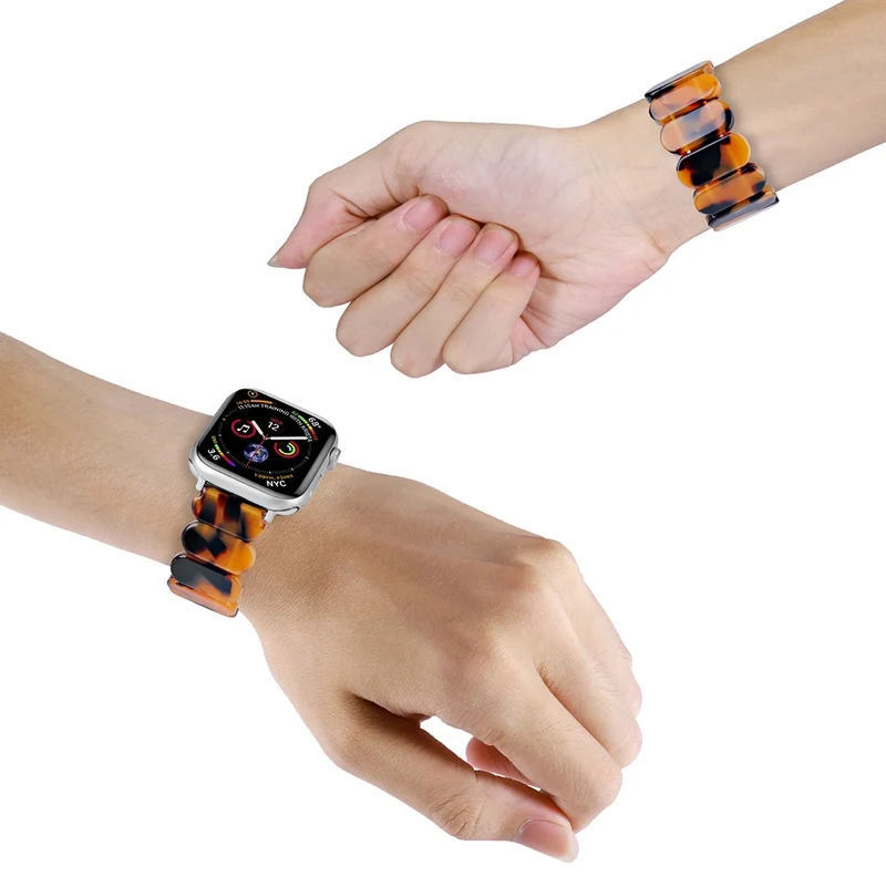 Watch Band Apple Watch Ultra 2 Ultra 49mm / 45mm / 44mm / 42mm Elastic Resin Strap