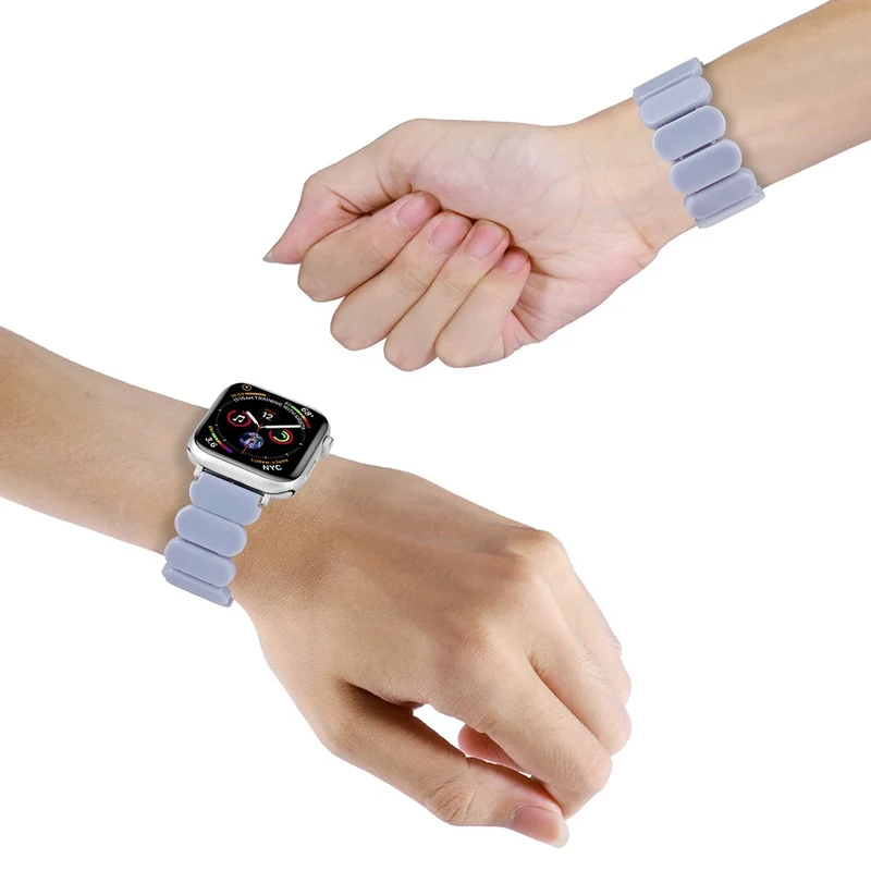 Watch Band Apple Watch Ultra 2 Ultra 49mm / 45mm / 44mm / 42mm Elastic Resin Strap