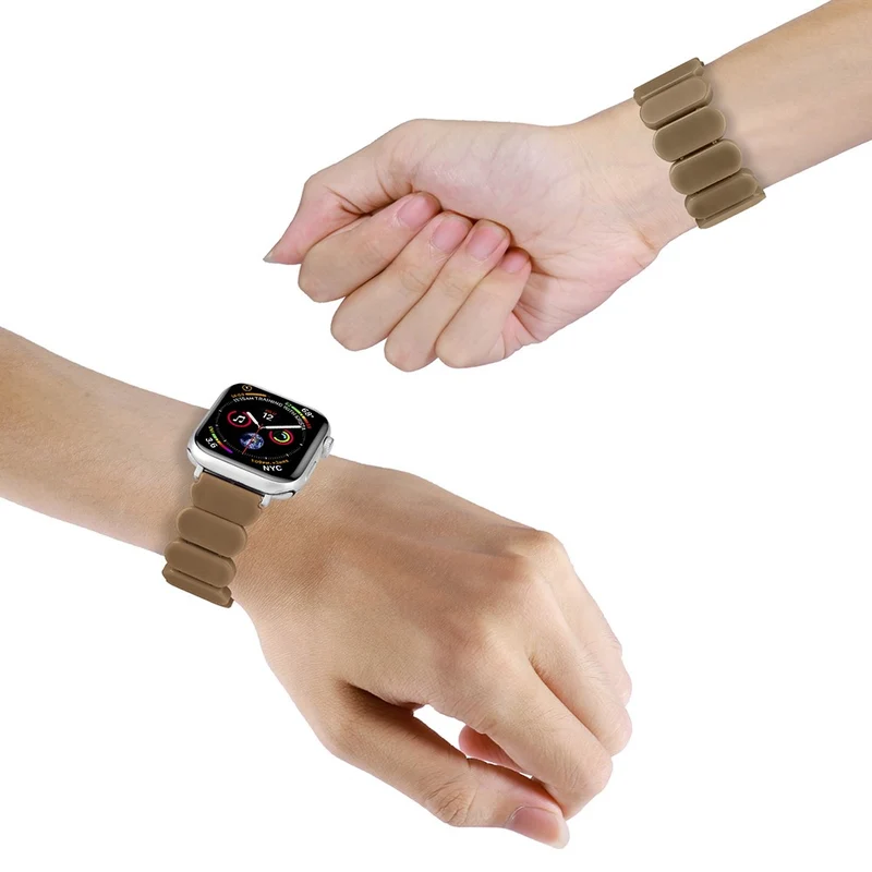 Watch Band Apple Watch Ultra 2 Ultra 49mm / 45mm / 44mm / 42mm Elastic Resin Strap