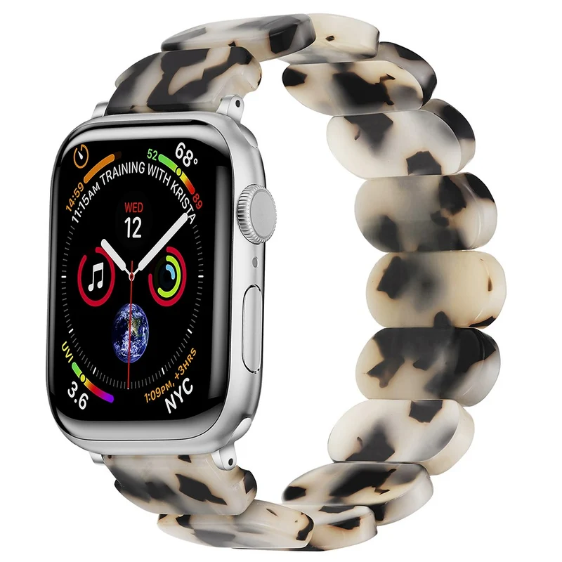 Watch Band Apple Watch Ultra 2 Ultra 49mm / 45mm / 44mm / 42mm Elastic Resin Strap