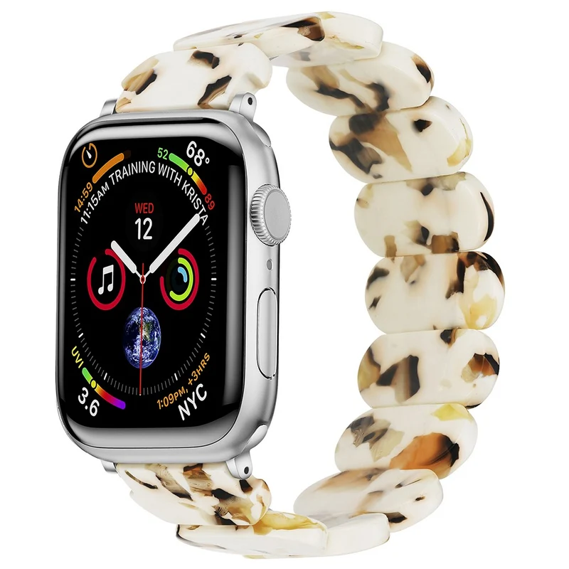 Watch Band Apple Watch Ultra 2 Ultra 49mm / 45mm / 44mm / 42mm Elastic Resin Strap
