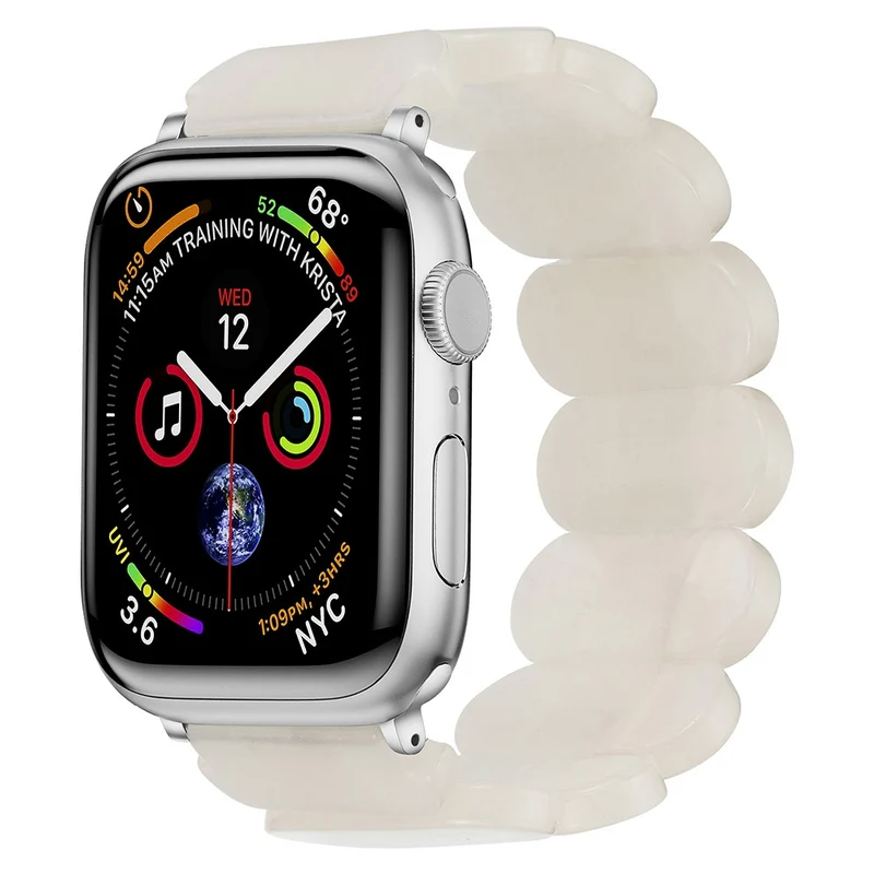 Watch Band Apple Watch Ultra 2 Ultra 49mm / 45mm / 44mm / 42mm Elastic Resin Strap