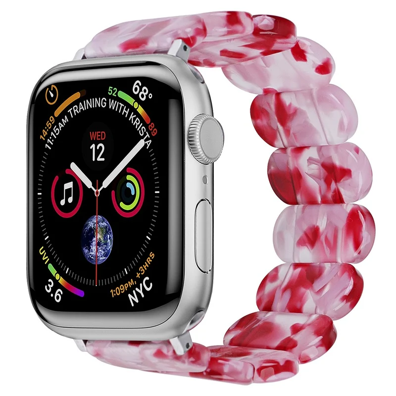 Watch Band Apple Watch Ultra 2 Ultra 49mm / 45mm / 44mm / 42mm Elastic Resin Strap