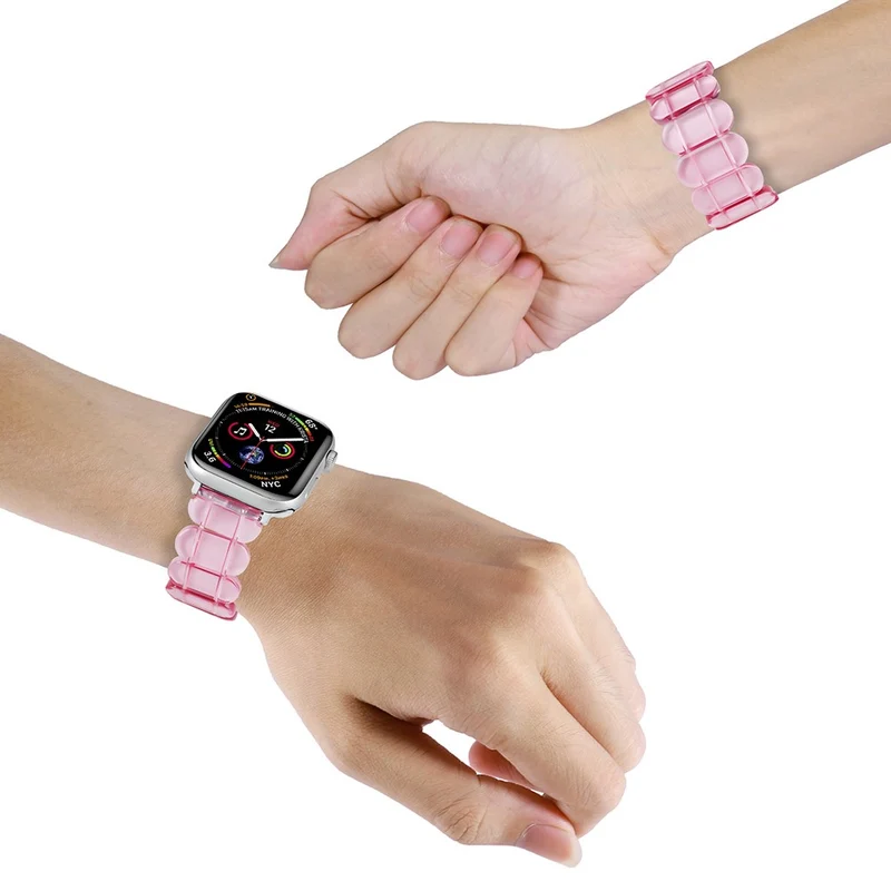Watch Band Apple Watch Ultra 2 Ultra 49mm / 45mm / 44mm / 42mm Elastic Resin Strap