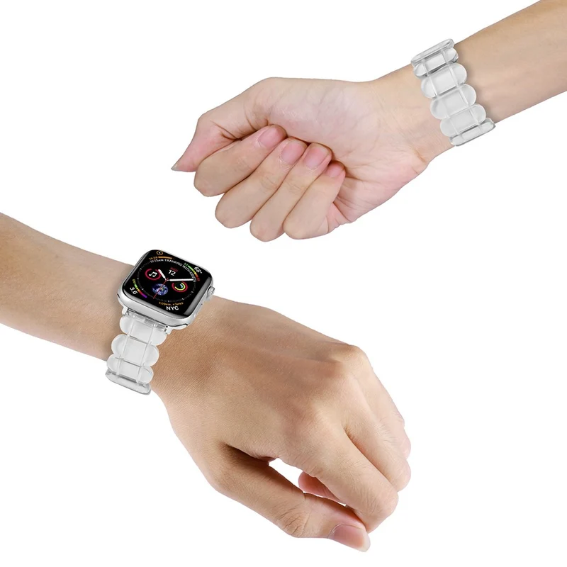 Watch Band Apple Watch Ultra 2 Ultra 49mm / 45mm / 44mm / 42mm Elastic Resin Strap