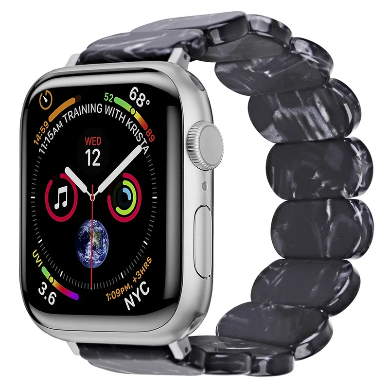 Watch Band Apple Watch Ultra 2 Ultra 49mm / 45mm / 44mm / 42mm Elastic Resin Strap