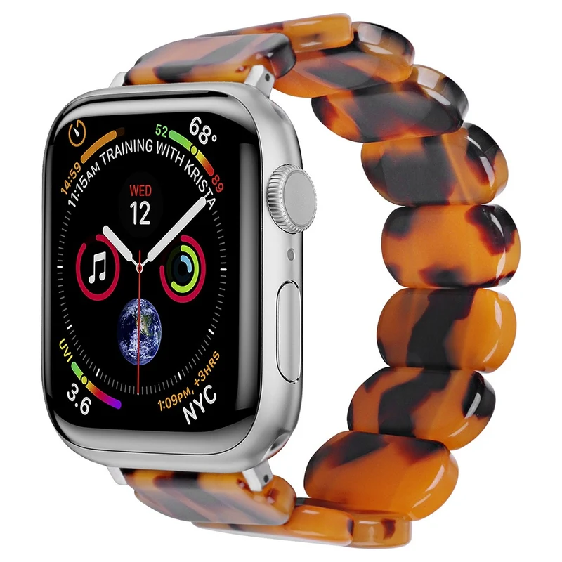 Watch Band Apple Watch Ultra 2 Ultra 49mm / 45mm / 44mm / 42mm Elastic Resin Strap