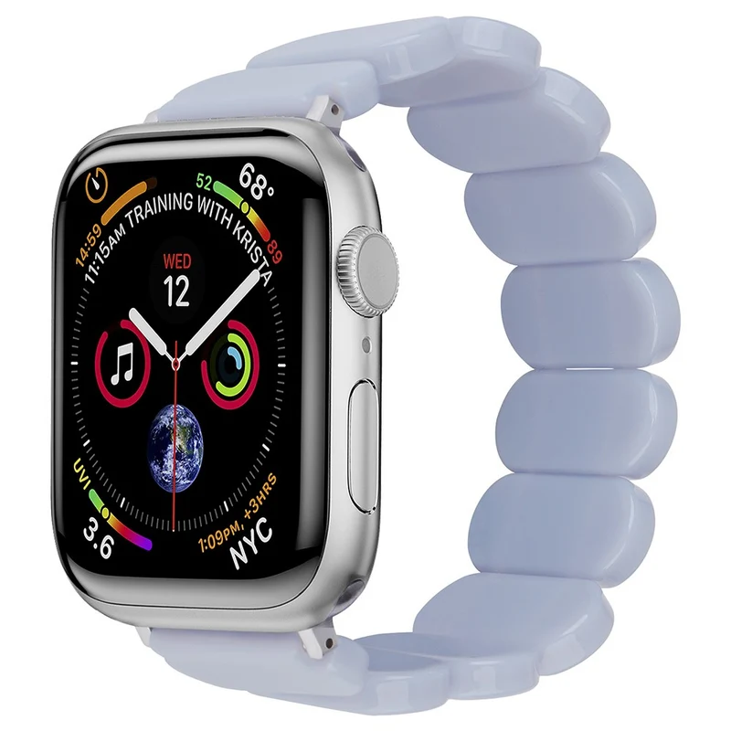 Watch Band Apple Watch Ultra 2 Ultra 49mm / 45mm / 44mm / 42mm Elastic Resin Strap