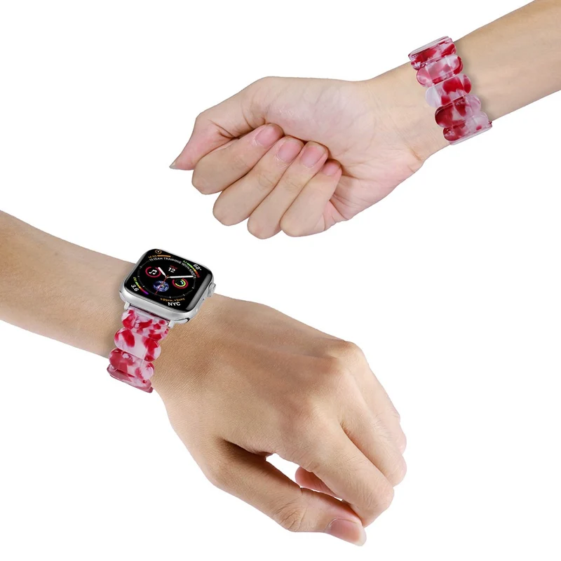 Watch Band Apple Watch Ultra 2 Ultra 49mm / 45mm / 44mm / 42mm Elastic Resin Strap