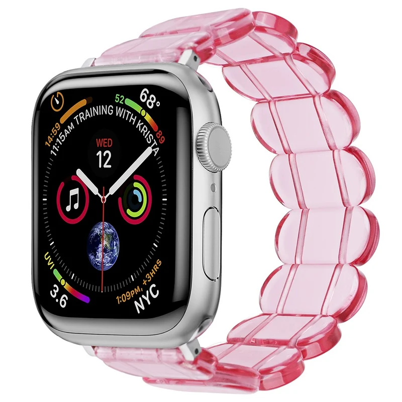 Watch Band Apple Watch Ultra 2 Ultra 49mm / 45mm / 44mm / 42mm Elastic Resin Strap