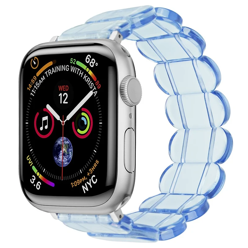 Watch Band Apple Watch Ultra 2 Ultra 49mm / 45mm / 44mm / 42mm Elastic Resin Strap