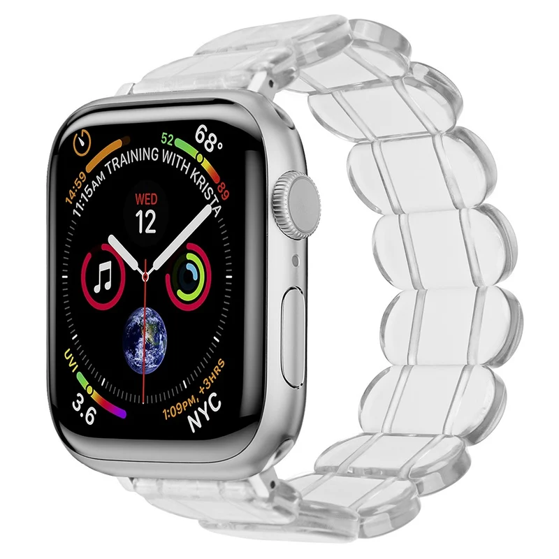 Watch Band Apple Watch Ultra 2 Ultra 49mm / 45mm / 44mm / 42mm Elastic Resin Strap