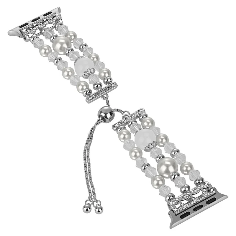 Apple Watch Series 41mm / 40mm / 38mm Watch Strap Adjustable Beads Wristband