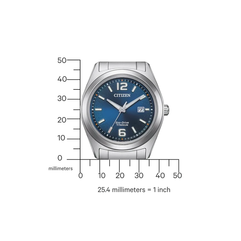 Citizen Super Titanium AW1641-81L Herrenuhr • Eco-Drive Solar • Leichtes Titan