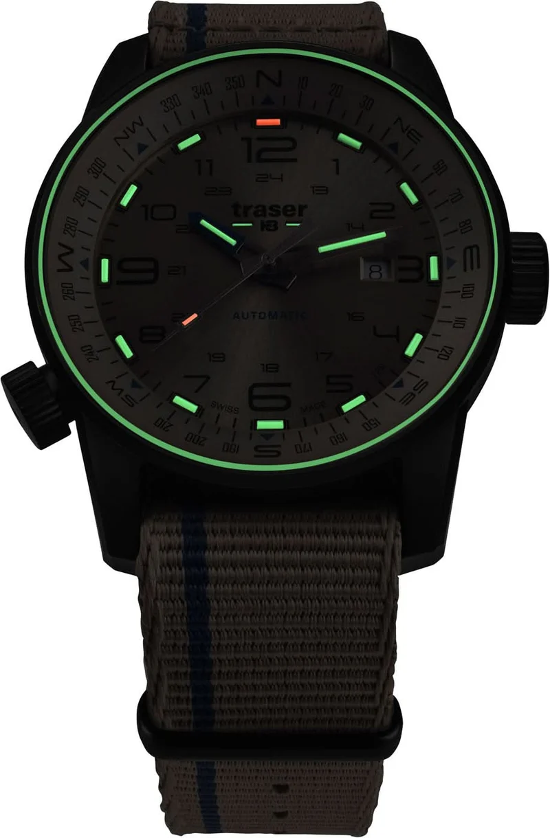 Traser P68 Pathfinder Automatic 110454 Herrenuhr • H3-Tritium • Swiss Made