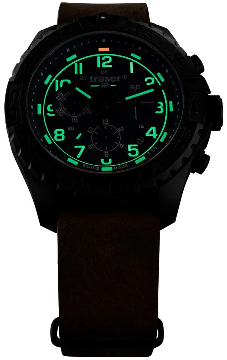 Traser P96 Outdoor Pioneer 109045 Herrenuhr • H3-Tritium • Swiss Made