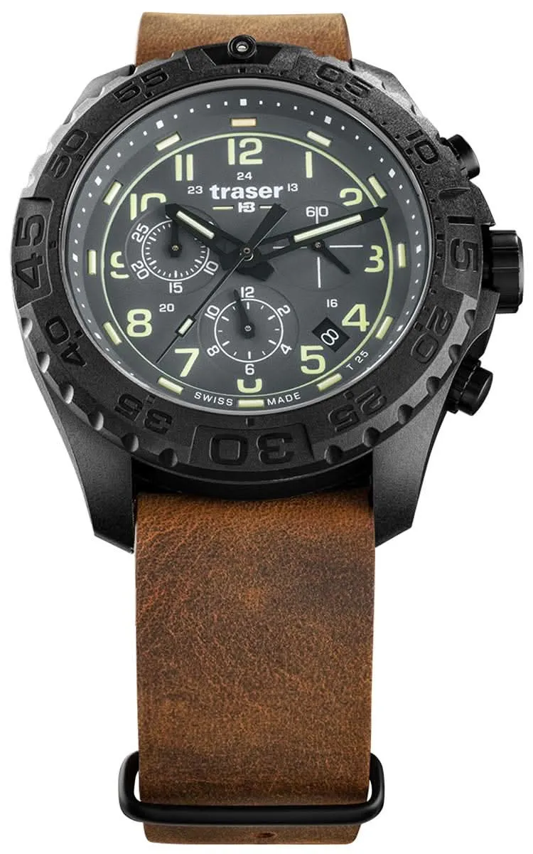 Traser P96 Outdoor Pioneer 109045 Herrenuhr • H3-Tritium • Swiss Made
