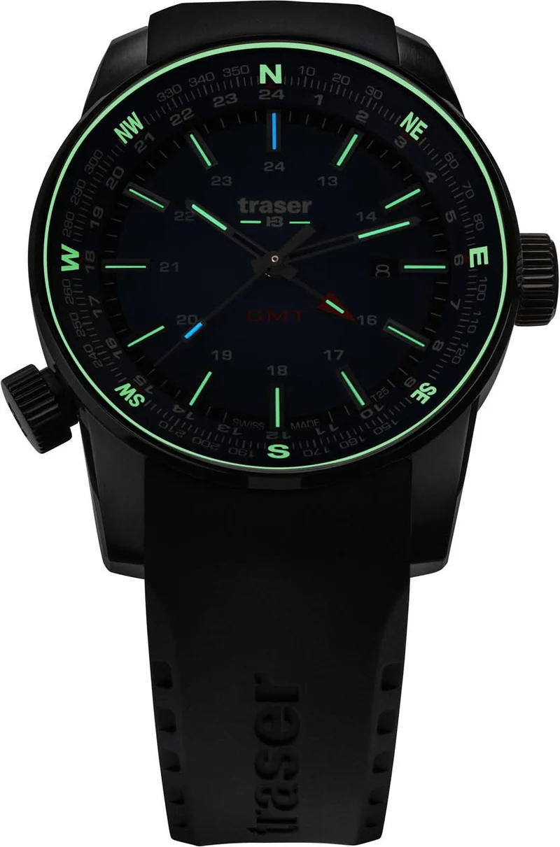 Traser P68 Pathfinder 109744 Herrenuhr • Trigalight / H3-Tritium Leuchttechnologie • Swiss Made
